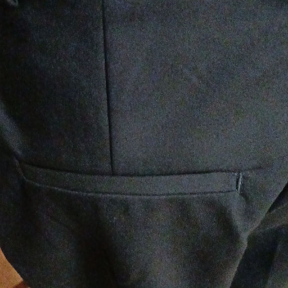 NWT- H&M Women's Navy Blue Straight Leg Dress Pants - Picture 5 of 8